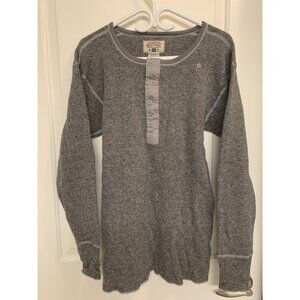 Stanfield’s Heritage Henley Wool Thermal Long Sleeve Shirt